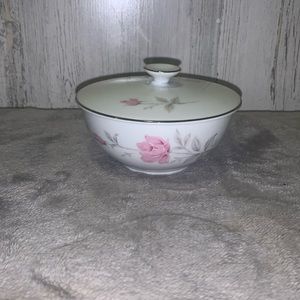 1201 China Arbor Rose Sugar Dish with Lid by Japan